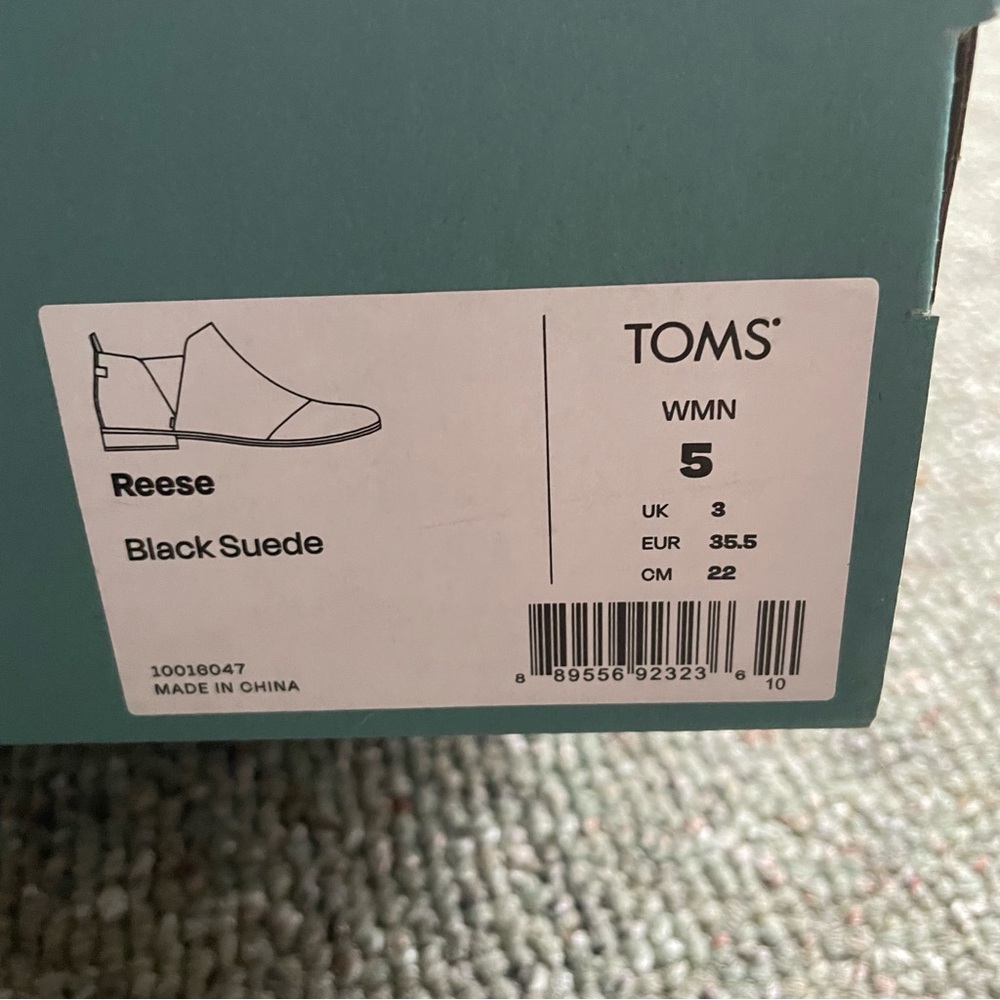 Toms Black Women’s Reese Booties - Picture 6 of 7